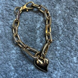 Jenny Bird Gold Heart Link Bracelet